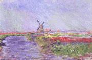 Claude Monet Champ de Tulipes Spain oil painting artist